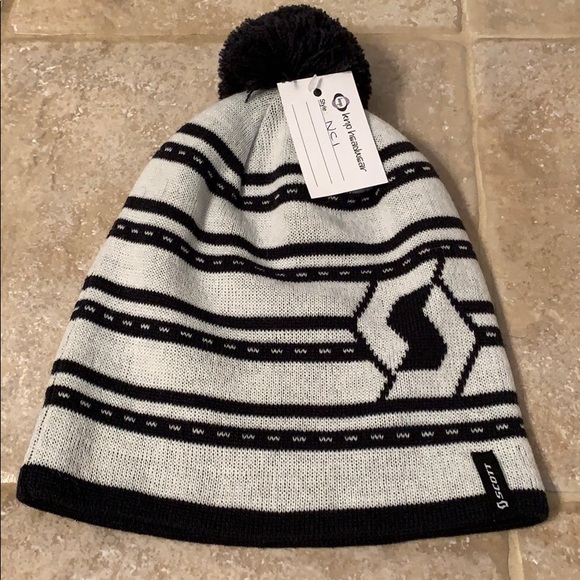 Scott beanie new black white - Picture 1 of 2